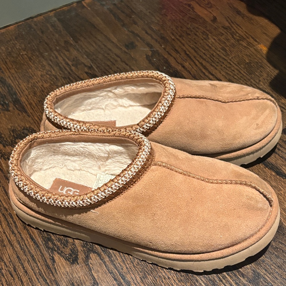 UGGx Madhappy Tasman Suede Slippers with Braided Trim